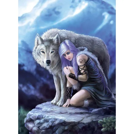 Clementoni Puzzle Anne Stokes Beschützer, 1000 Teile