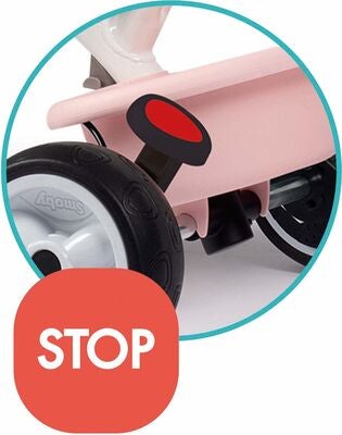 Smoby Trehjulssykkel Baby Balade Plus, Rosa