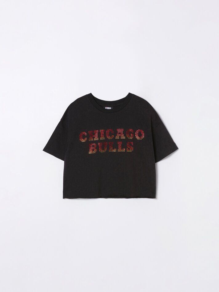 Camisa da NBA com strass - Preta