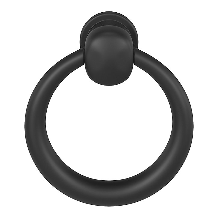 Bouton de meuble ergonomique Kilhog GoodHome mat noir Ø3.5 x l.3,5 cm x h. 3.6 cm