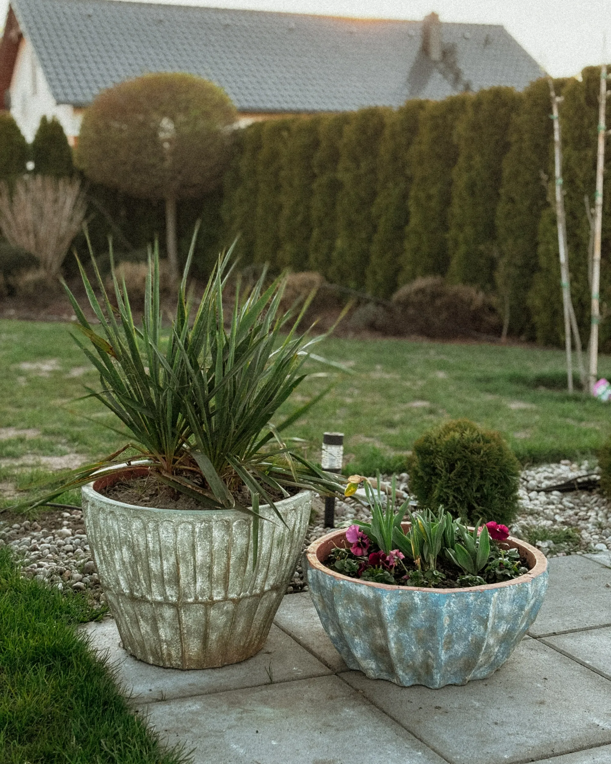 Bloempot NYSSA 50 cm Groen