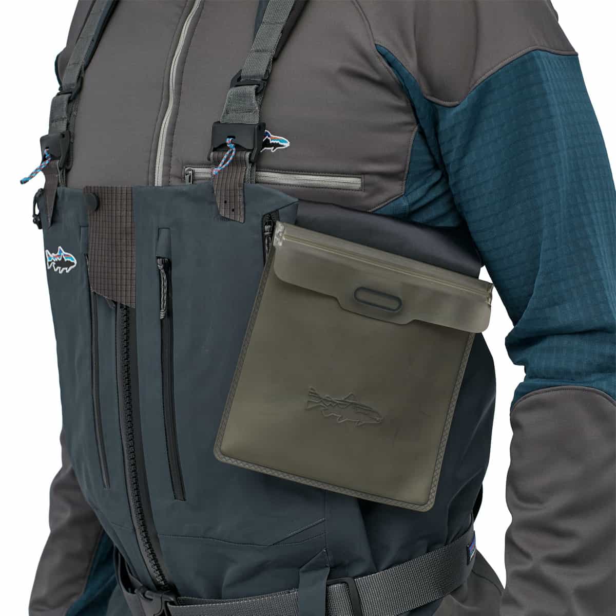 Patagonia M's Swiftcurrent Expedition Zip Front Waders Forge Grey