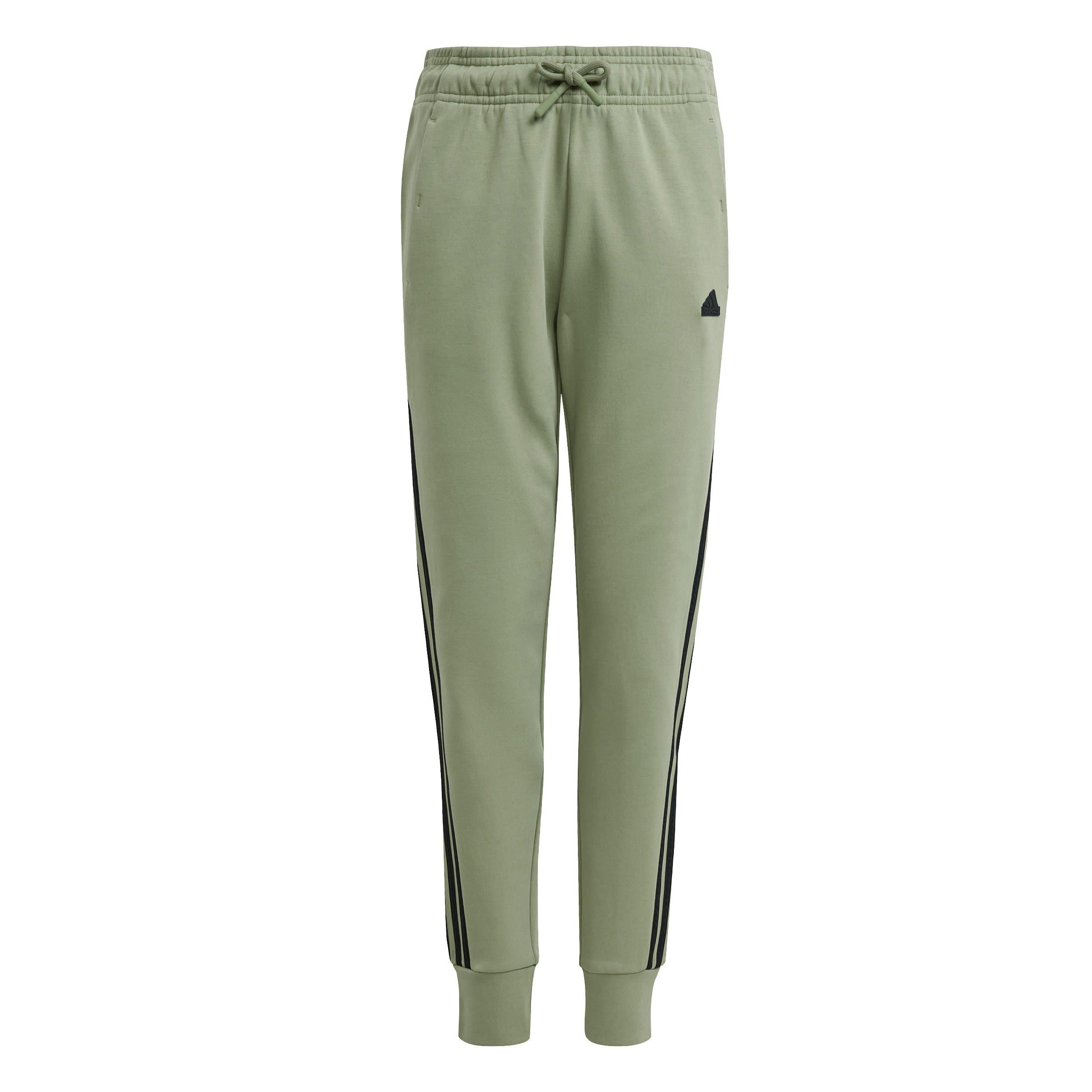 adidas Future Icons 3-Stripes Cotton Tracksuit Bottoms Juniors