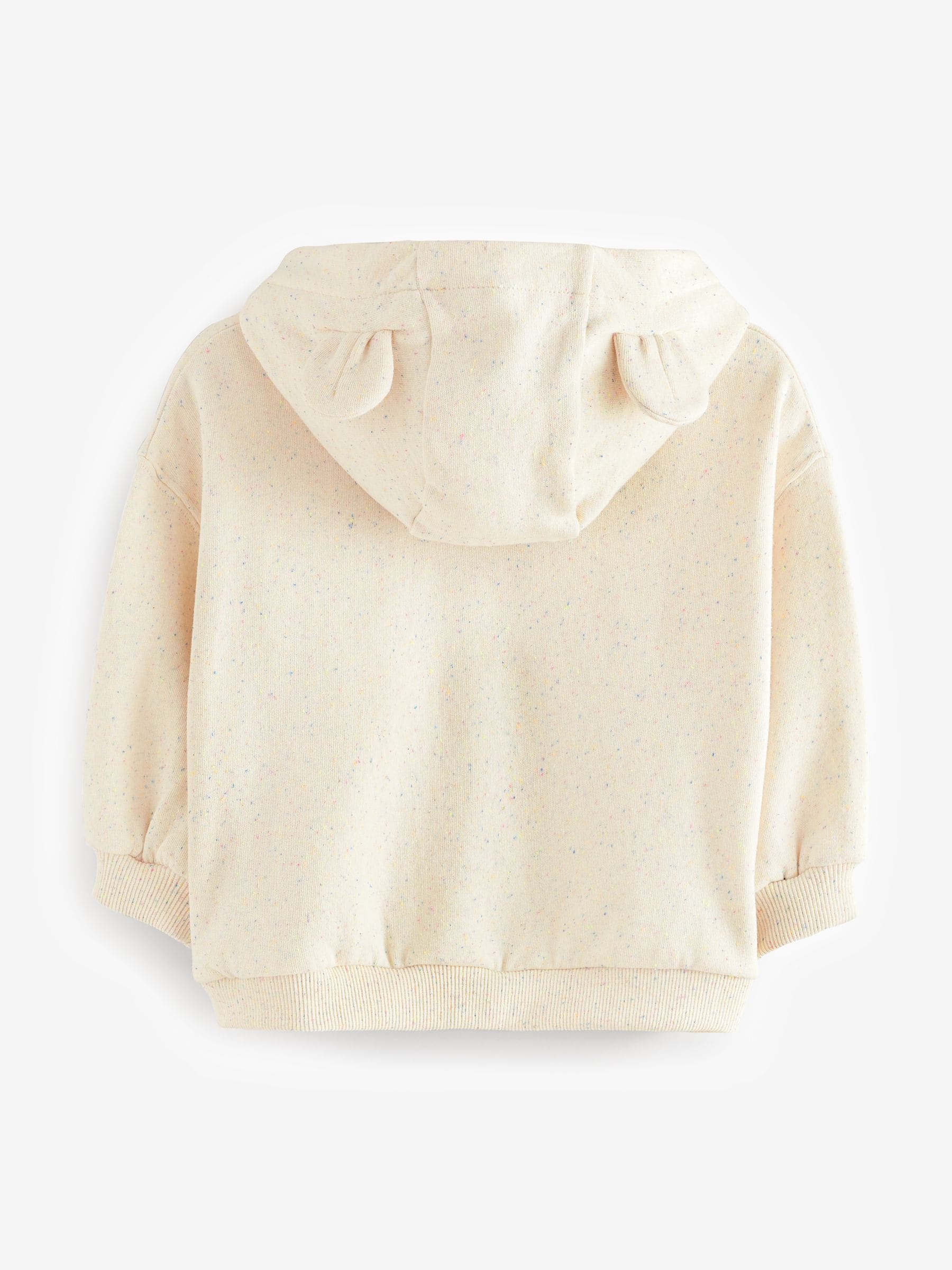 Moutkleurig - Hoodie met ritssluiting (3 mnd-7 jr)