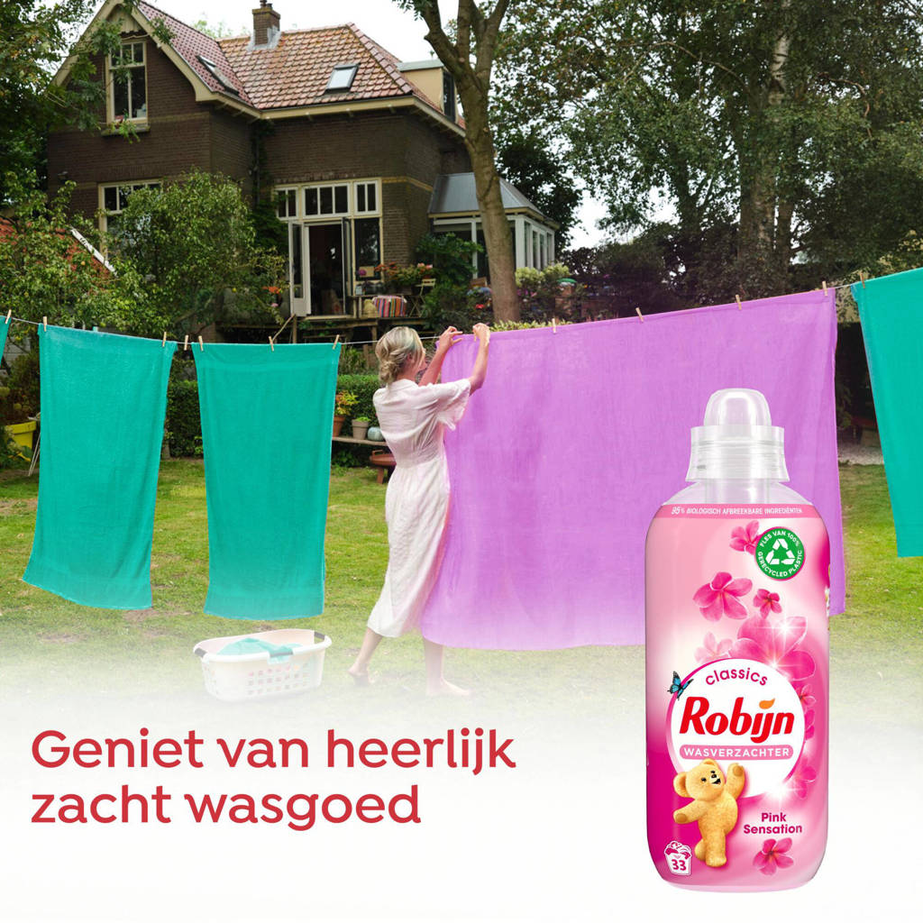 Weinig geurwasverzachter Pink Sensation - 8 x 33 wasbeurten - 264 wasbeurten
