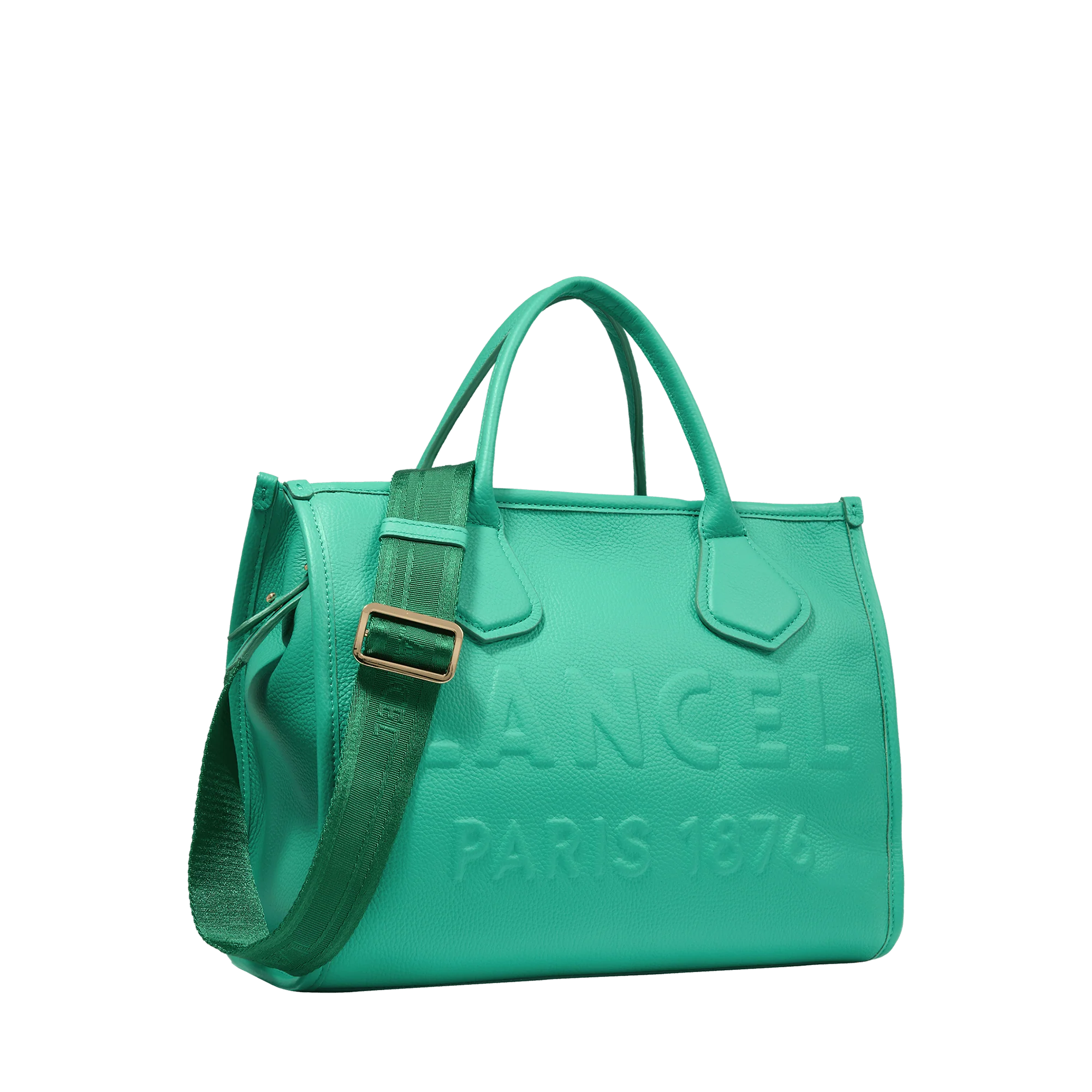 M zipped tote Jour de Lancel-EMERAUDE