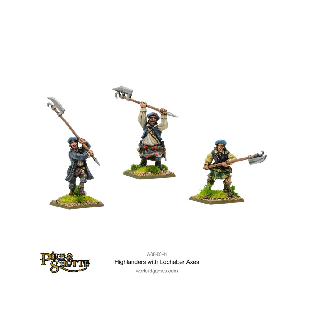 Highlanders with Lochaber Axes