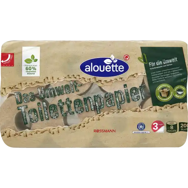 Umwelt Toilettenpapier