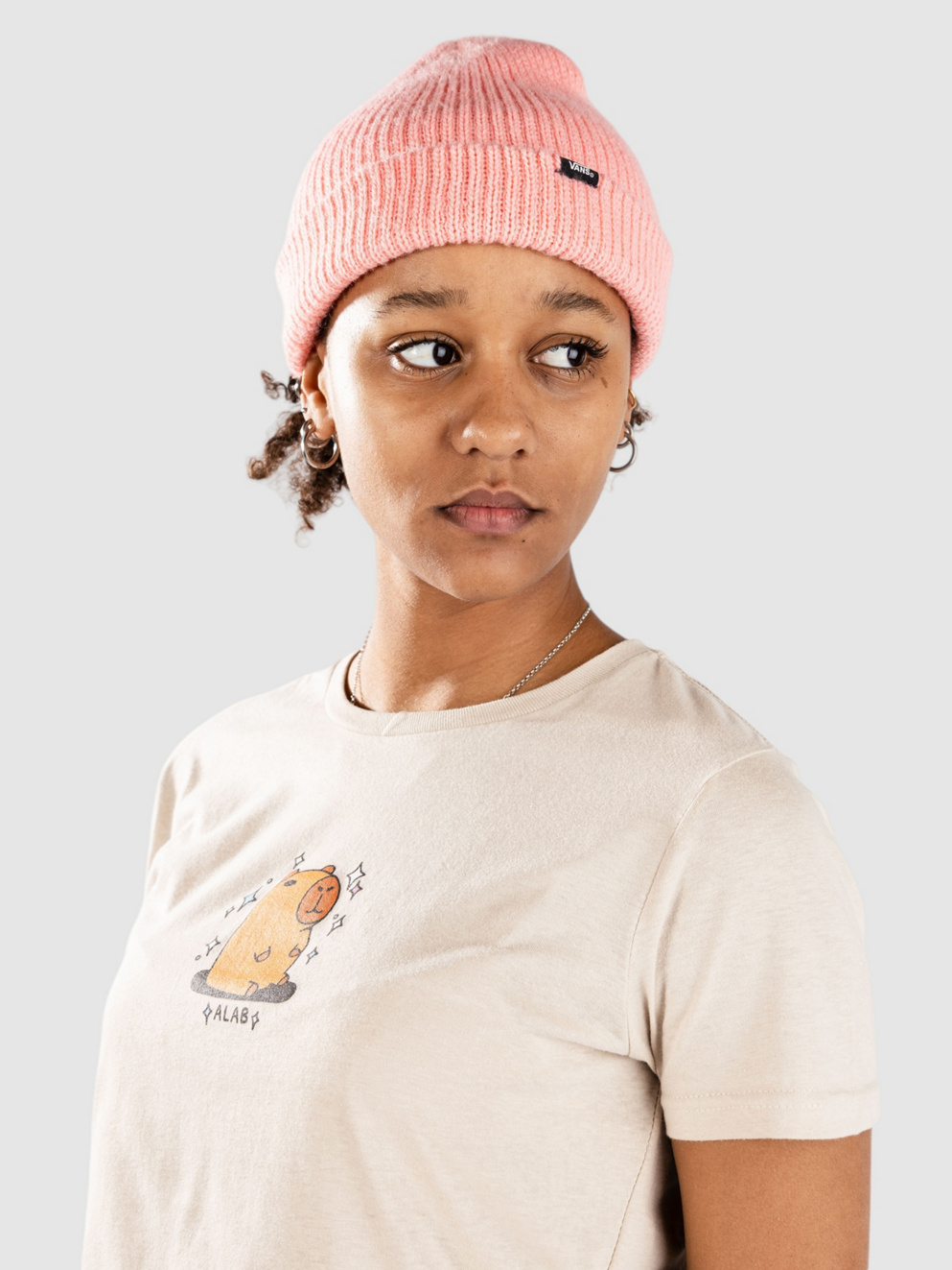 A.LAB Don't Be Mean To Me T-Shirt sand