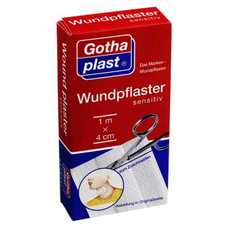 Gothaplast Wundpflaster sensitiv 4 cm x 1 m geschnitten, 1 St