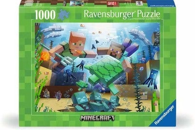 Ravensburger Puslespill Minecraft Mosaic 1000 Deler