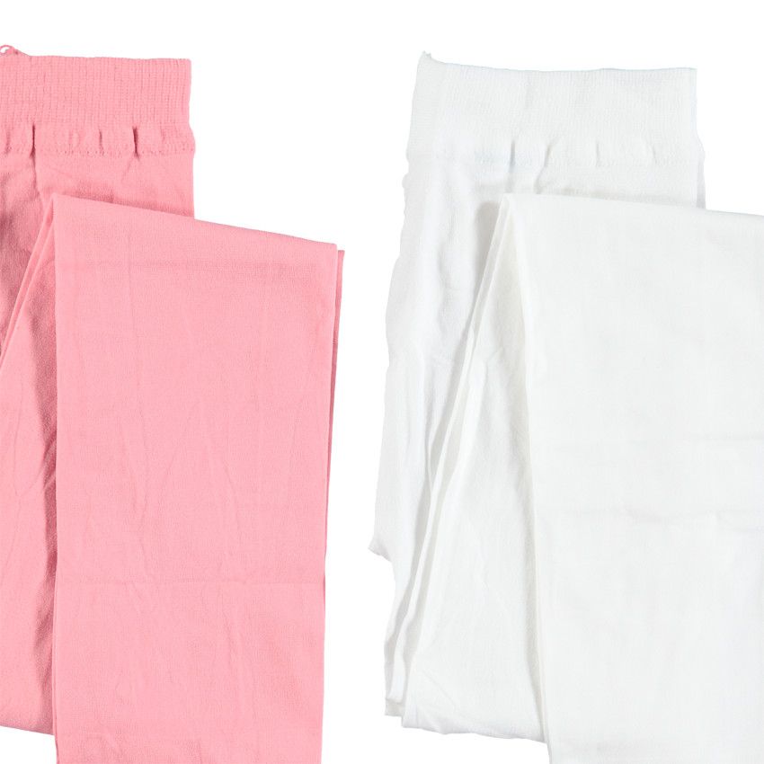Lot de 2 collants fins unis - Ecru