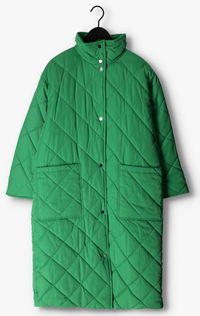 STAND STUDIO groene stand studio gewatteerde jas sage coat