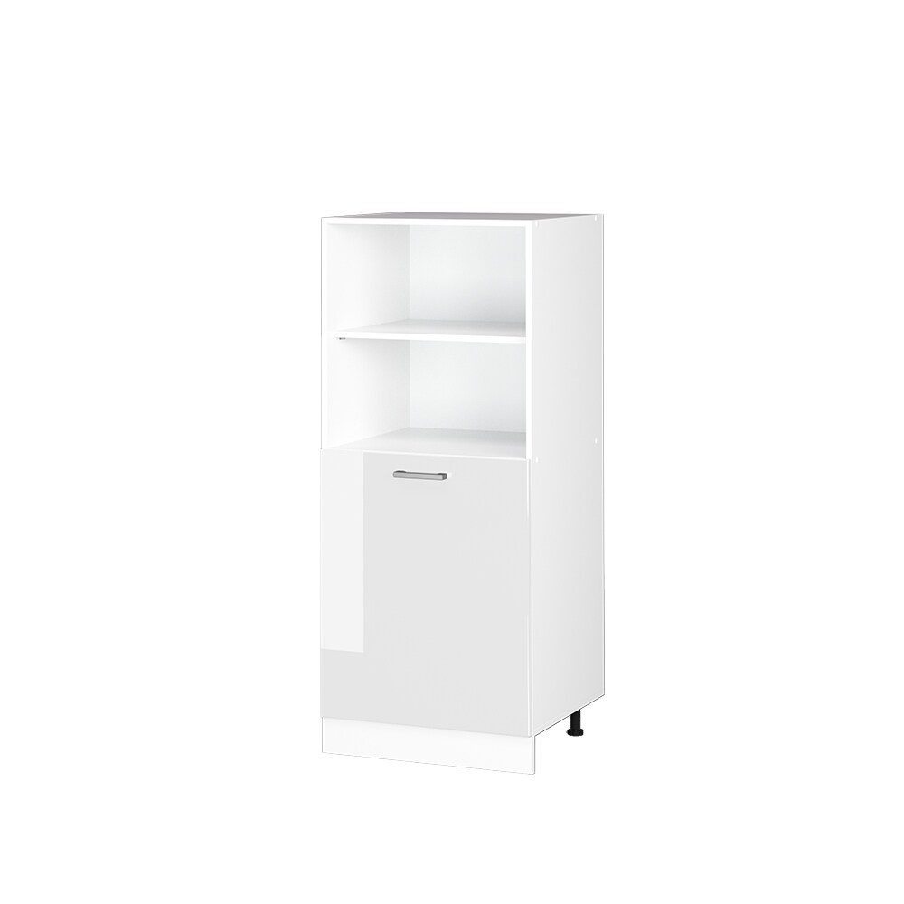 Vicco Backofenumbauschrank Küchenschrank Küchenzeile R-Line 60 cm Weiß kleine Tür Hochglanz