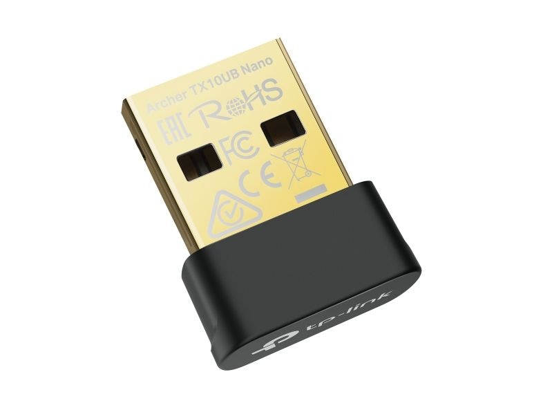 TP-Link WLAN-AX USB-Stick Archer TX10UB Nano Wi‑Fi 6 BT 5.3 AX900 Nano Wi‑Fi 6 Bluetooth 5.3 USB‑Adapter