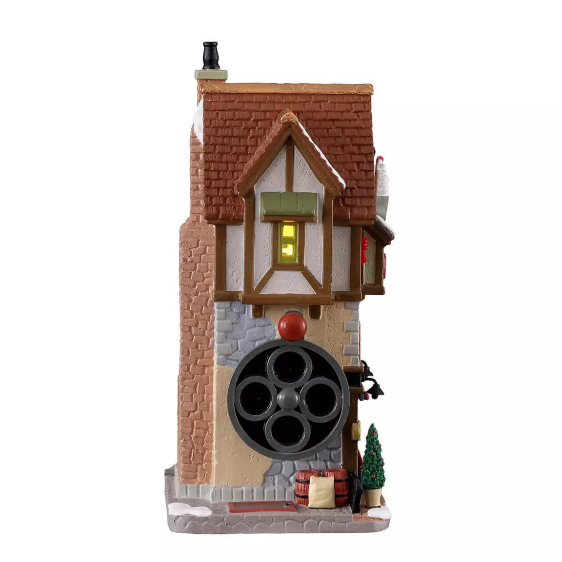 Village de Noël Lemax à piles lumineux Le Moulin à café
