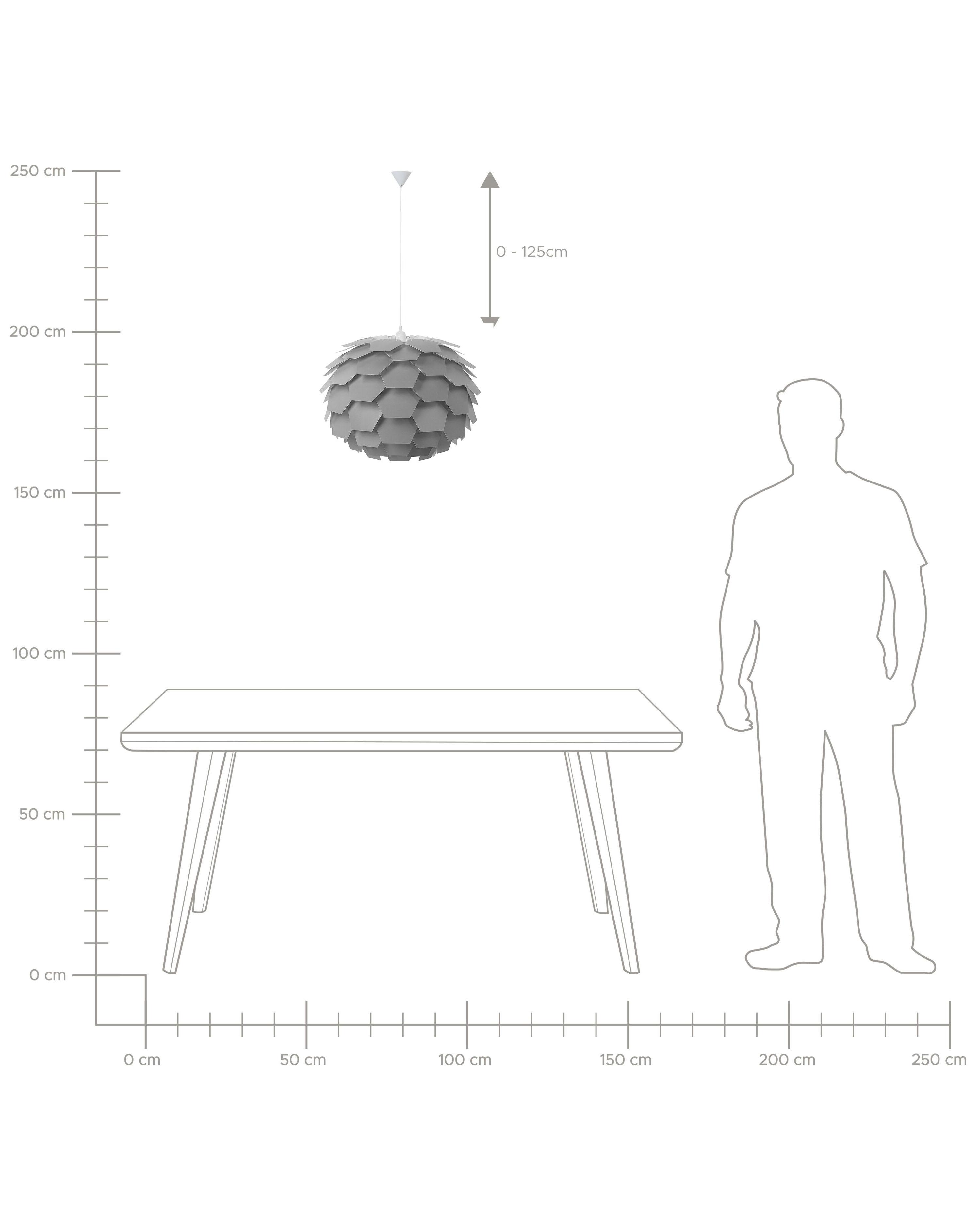 Hanglamp SEGRE L Grijs