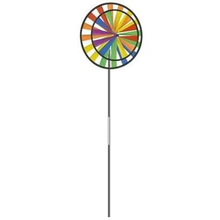 Günther Farbenfrohes Windspiel Twin Wheel, ca. 28 x 70 cm