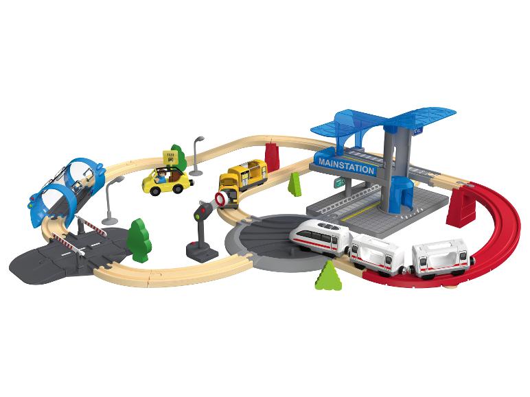 Houten treinset