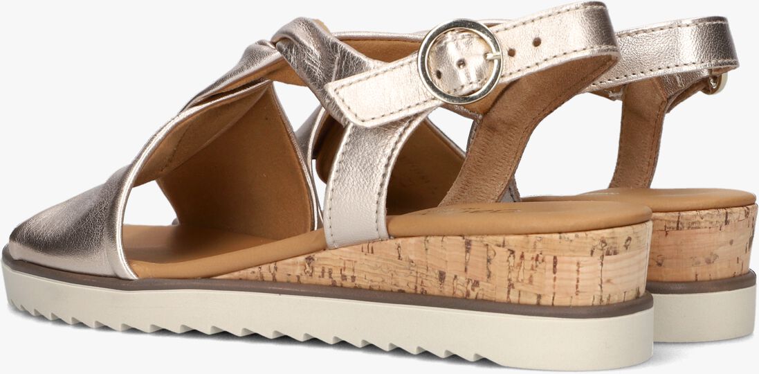 GABOR ros&eacute;gouden gabor sandalen 751.1