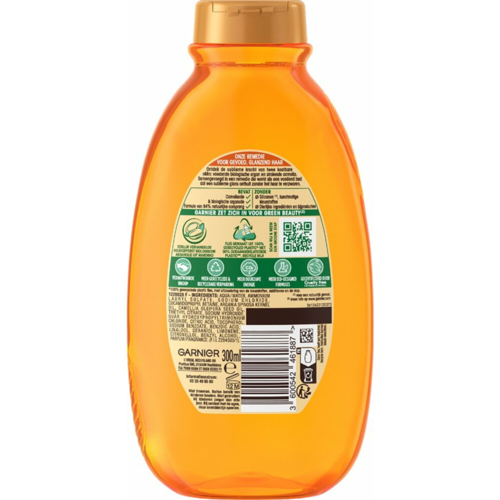 6x Garnier Loving Blends Argan- en Cameliaolie Shampoo300 ml