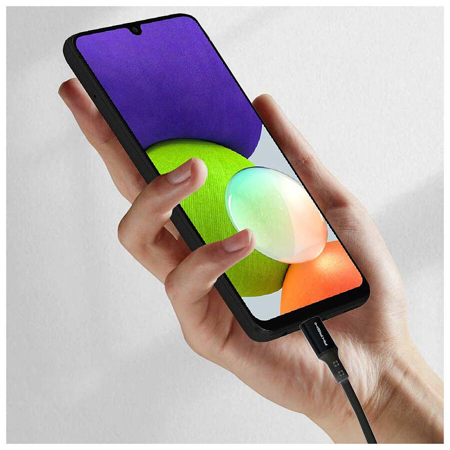 Akashi Câble renforcé USB-C vers USB-C Noir