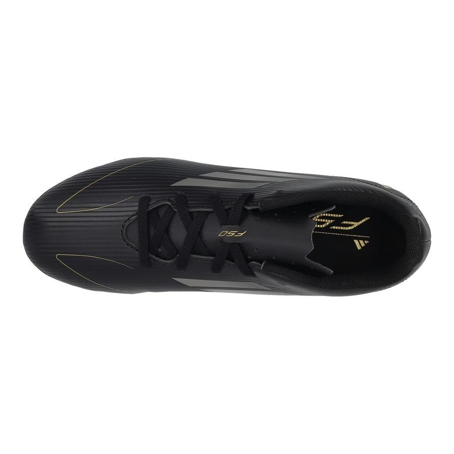 adidas F50 Club FxG Dark Spark - Noir/Argenté/Doré Enfant