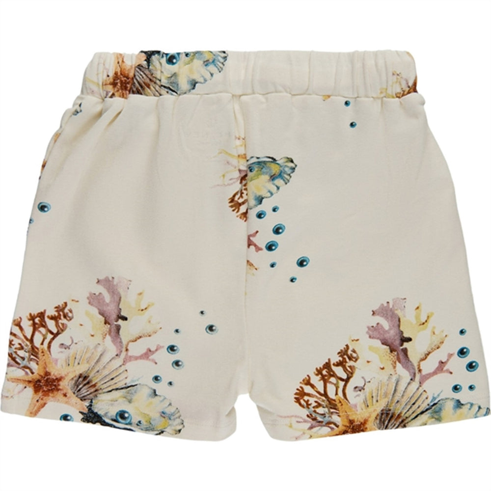 White Swan Coral AOP Gaige Shorts