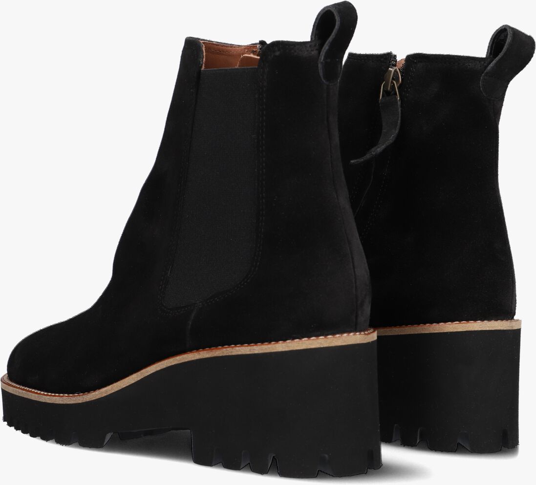 zwarte paul green chelsea boots 8117