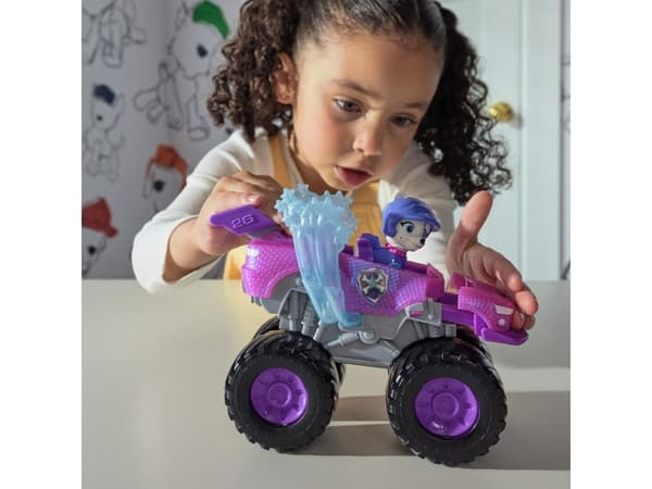 PAW Patrol Rescue Wheels Roxi’s Monster Truck, Monster truck, 3 år, Plast, Sort, Blå, Lilla