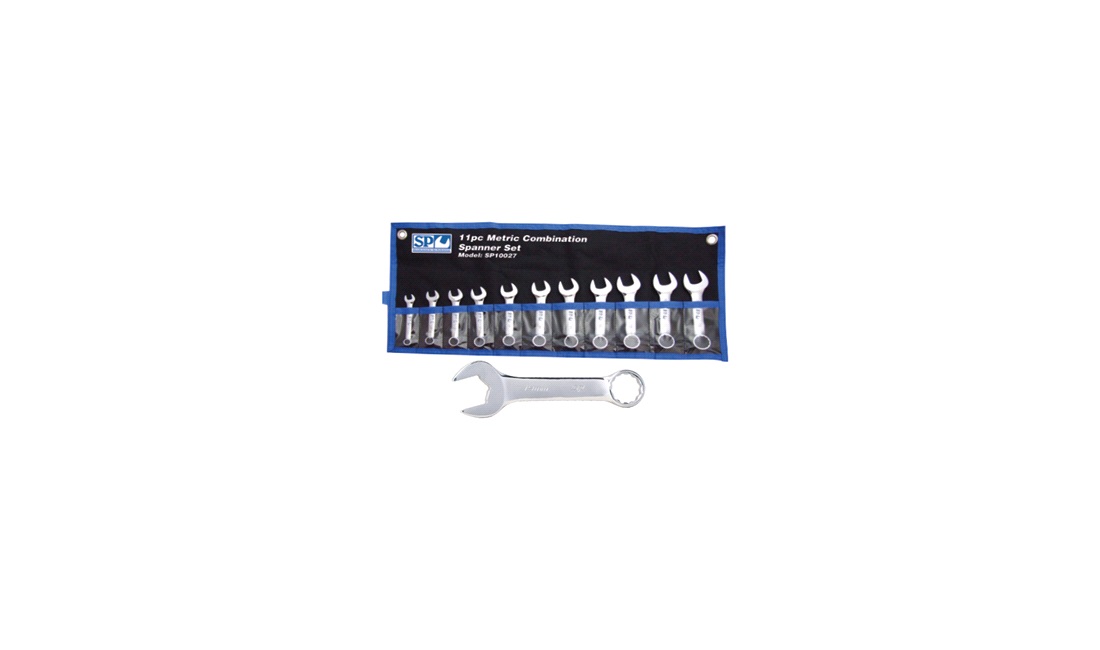 Ringgaffelnøglesæt 8-19mm kort - SP Tools