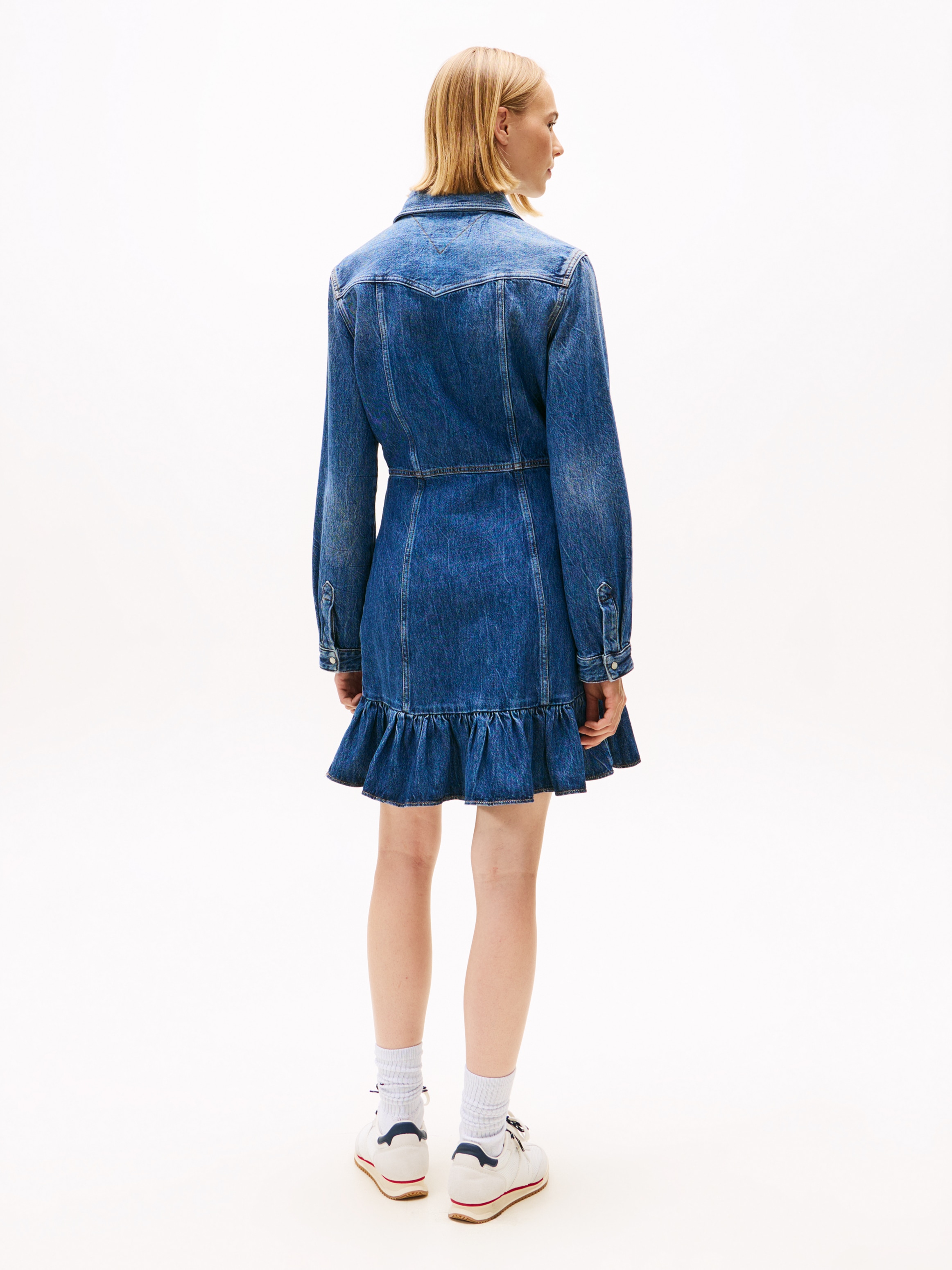 Tommy Jeans Jeanskleid »WESTERN DENIM DRESS DI2057« Brusttaschen