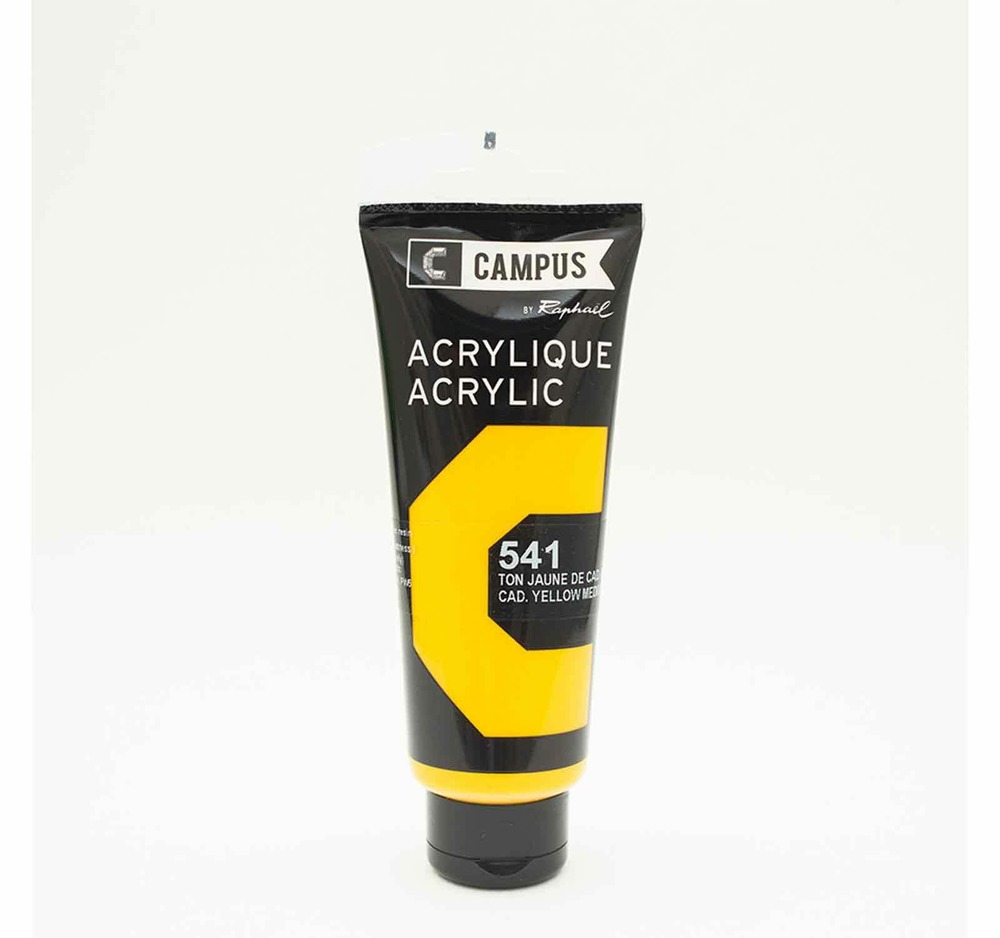 Peinture acrylique 100 ml - jaune de cadmium n°541