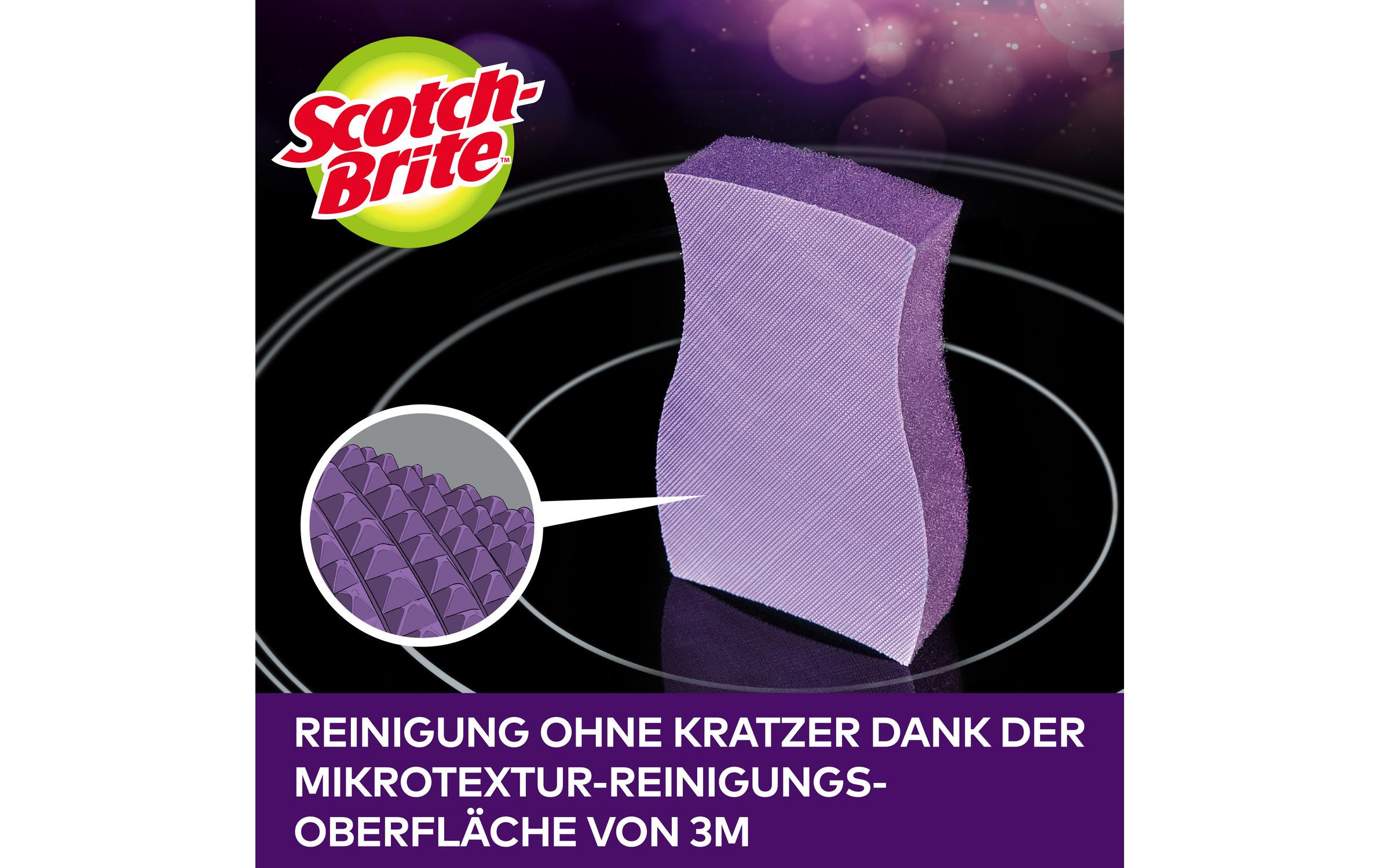 Schwamm Scotch-Brite Glaskeramik 1 StückSchwamm für Glaskeramik-Kochfelder