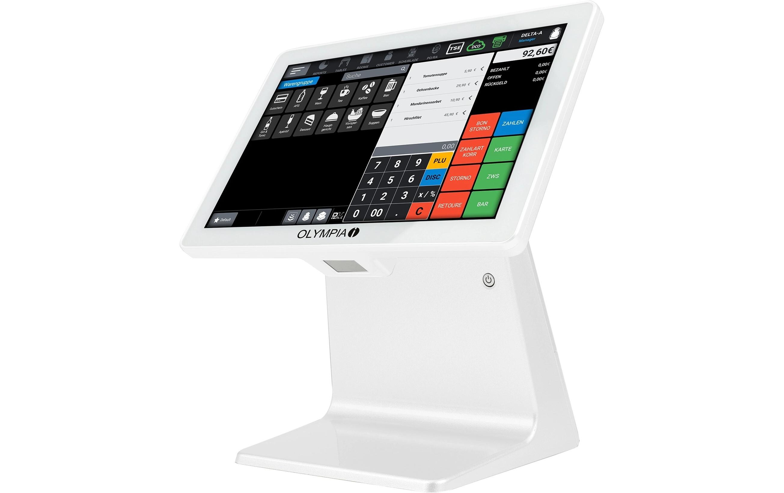 Registrierkasse TS10 Weiss<br>Kassensystem TS10