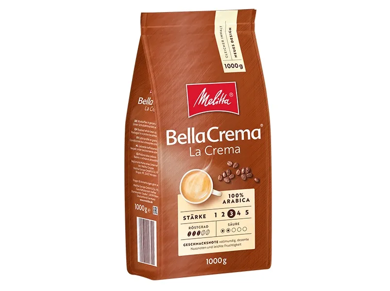 Melitta BellaCrema La Crema Kaffebønner - 1000 g.