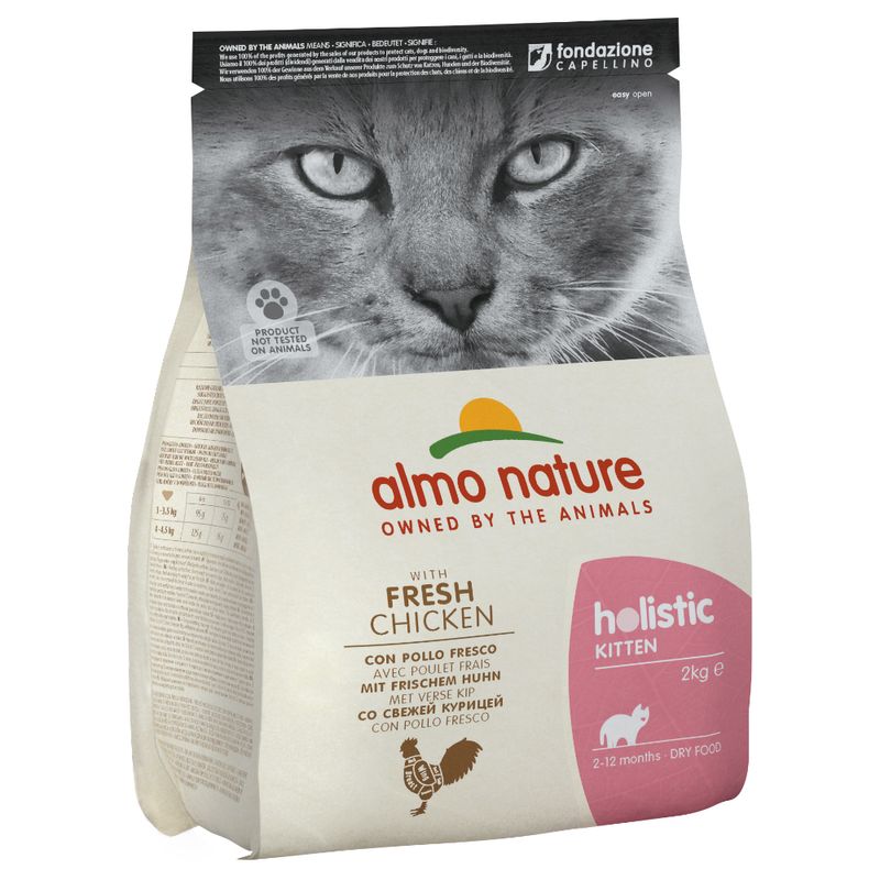 Almo Nature Holistic Kitten poulet, riz pour chaton pour chaton sur bitiba.fr