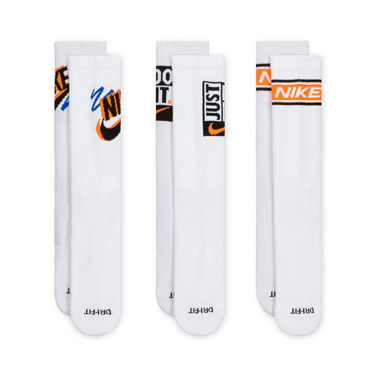 Meias Nike U Nk Ed Pls Crew 3Pr Sport 144 (3 Pares)