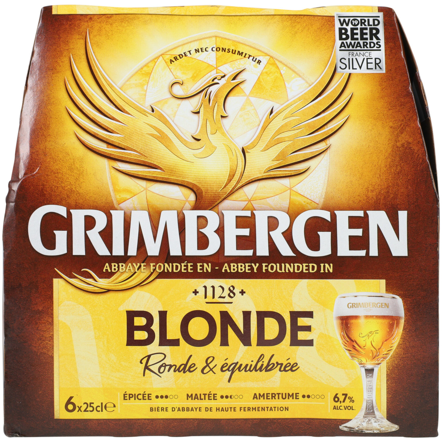 Grimbergen Blonde Abtei Bier 6x25cl -150cl