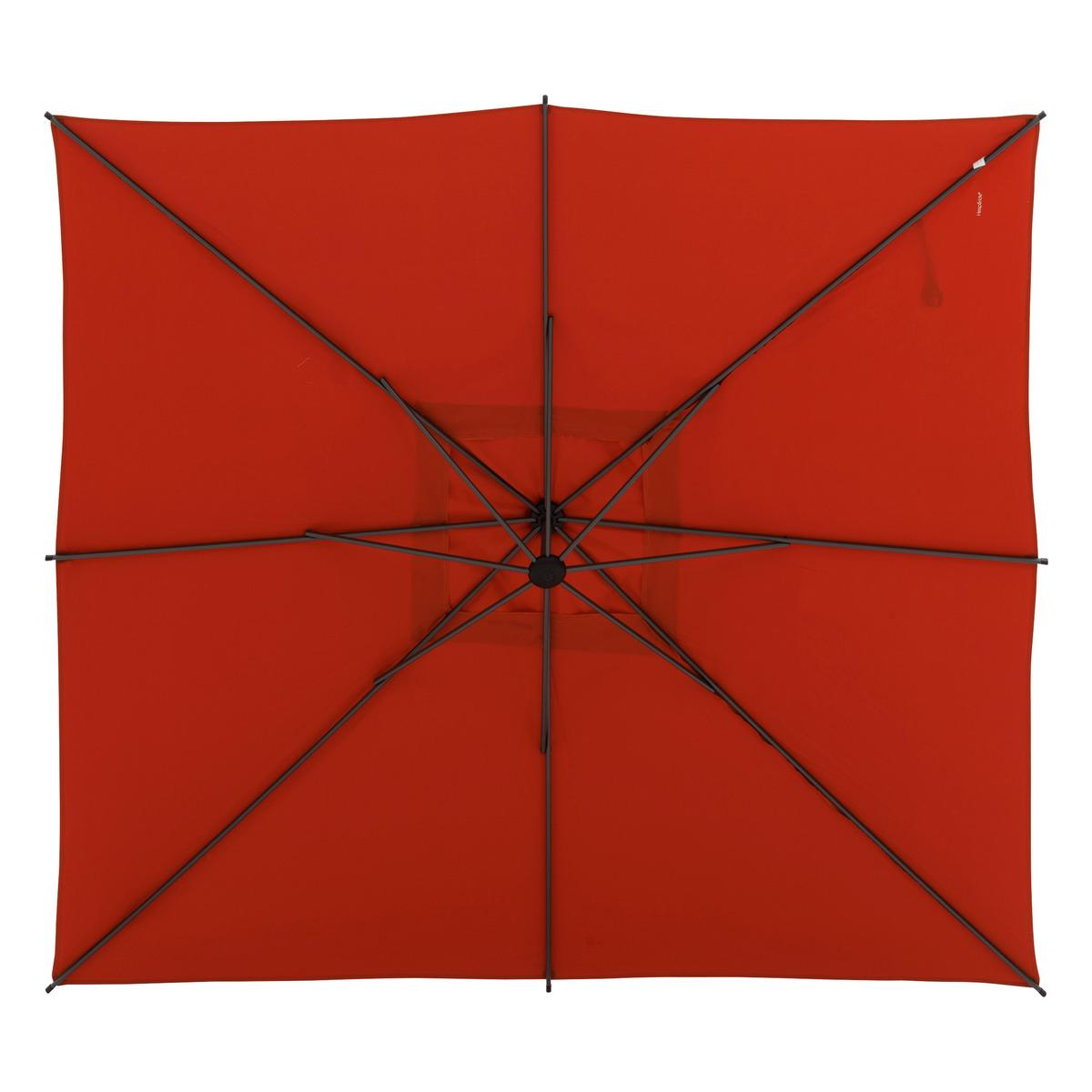 PARASOL DECENTRE 2.5X2.5M MANOA AMBRE