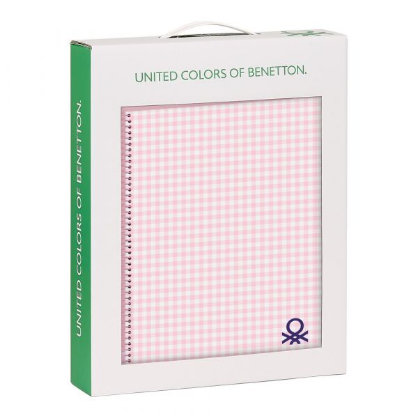 Benetton cONJUNTO Papelaria Benetton Vichy 2 Pcs