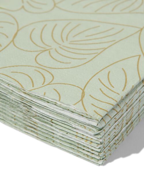 serviettes botanique 40x40cm - lot de 12