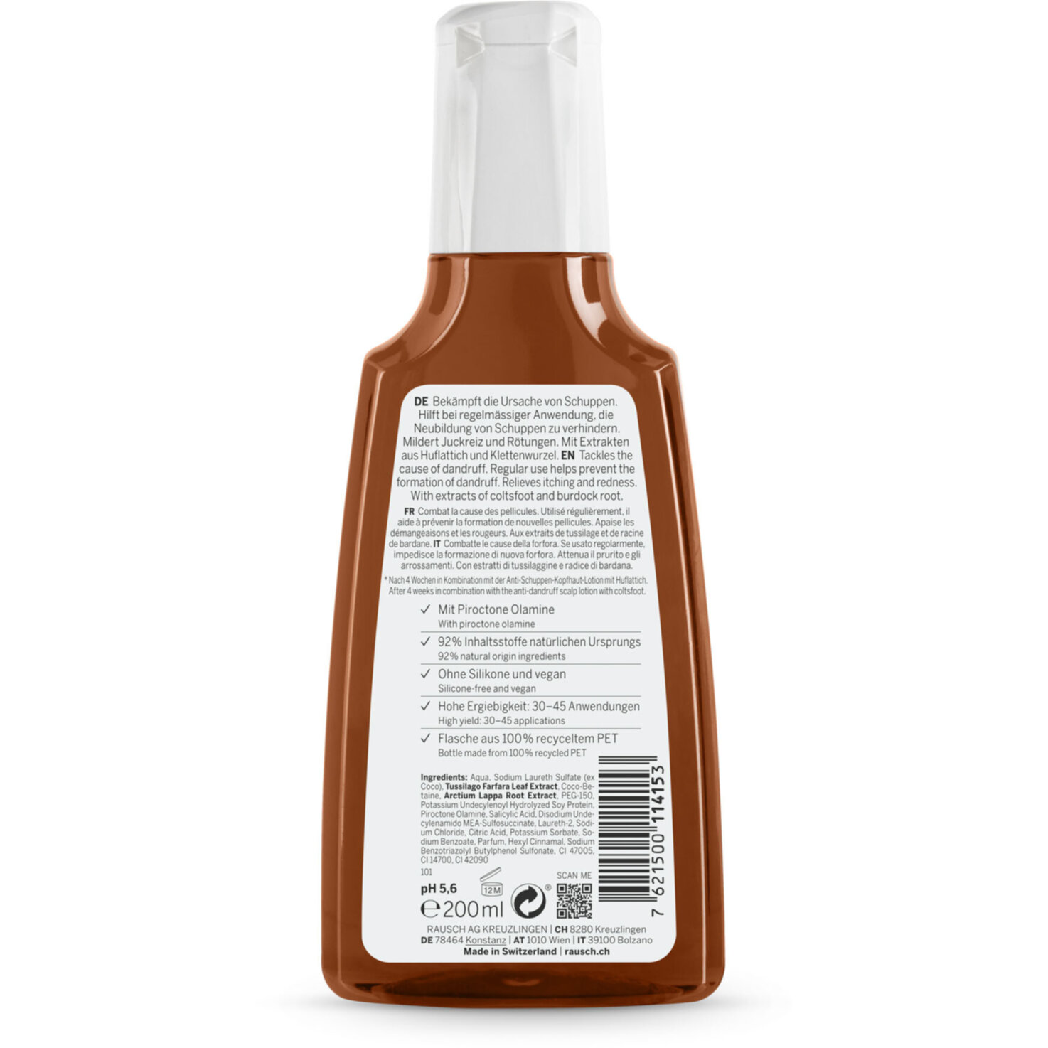 Rausch Anti Schuppen Shampoo mit Huflattich