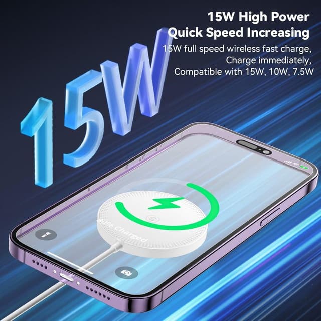 ESSAGER til iPhone 14/13/12 Series 15W magnetisk oplader