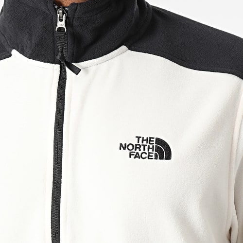 Sweat Zippé Polaire Polartec A7ZXV Noir Blanc