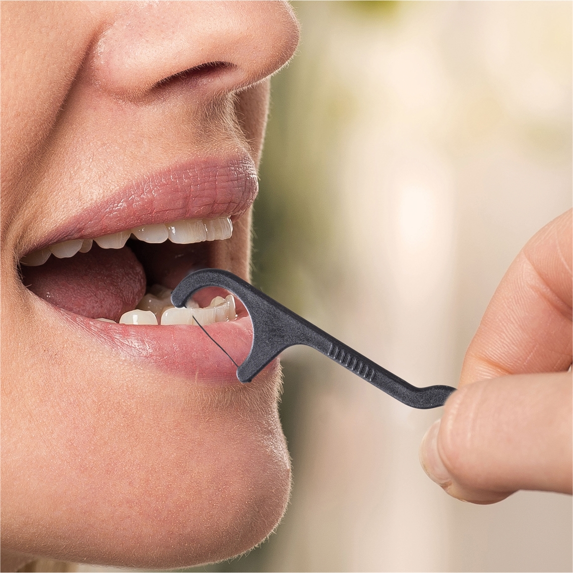 20 cure-dents/fil dentaire charbon