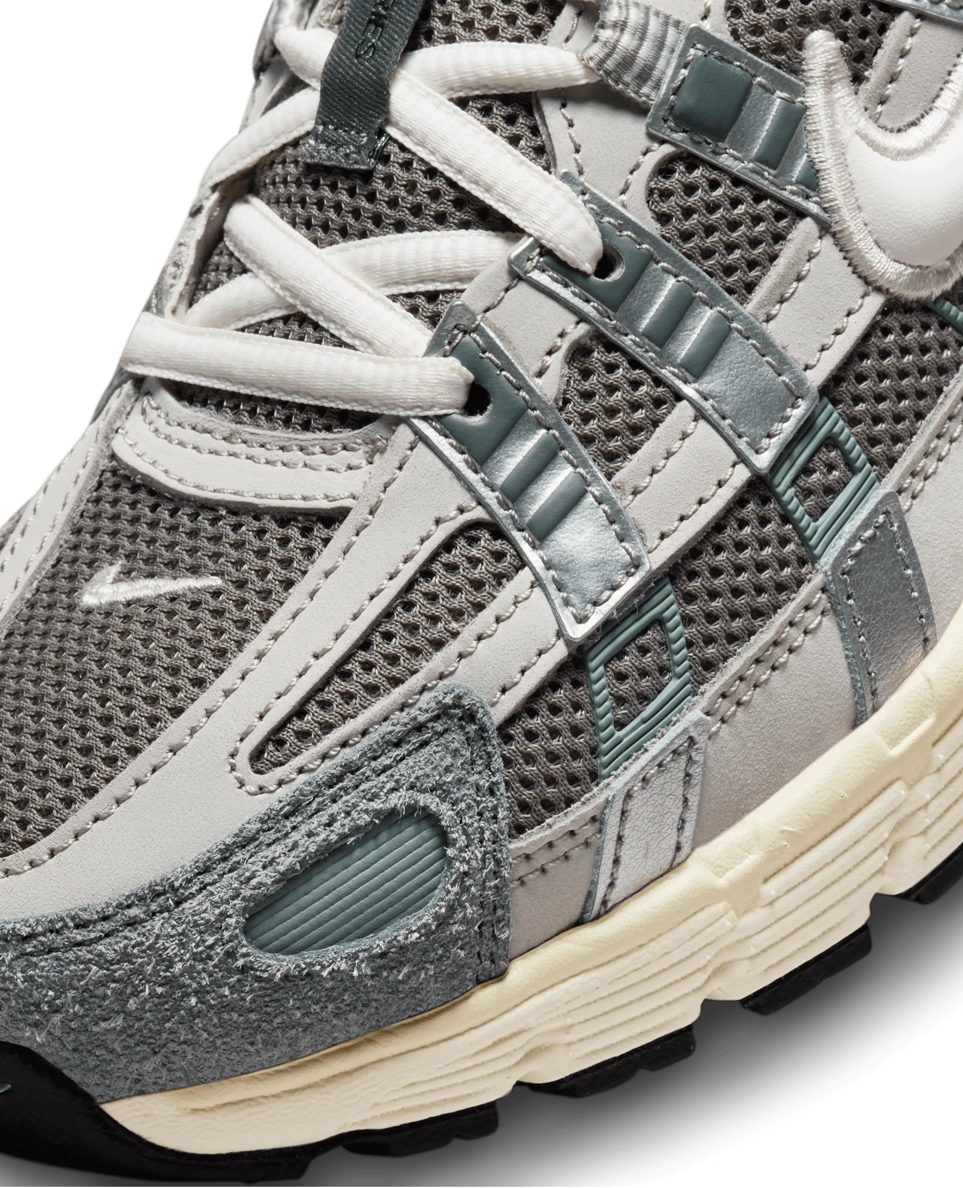 Nike Nike P-6000 (Flat Pewter/White-Lt Iron Ore)