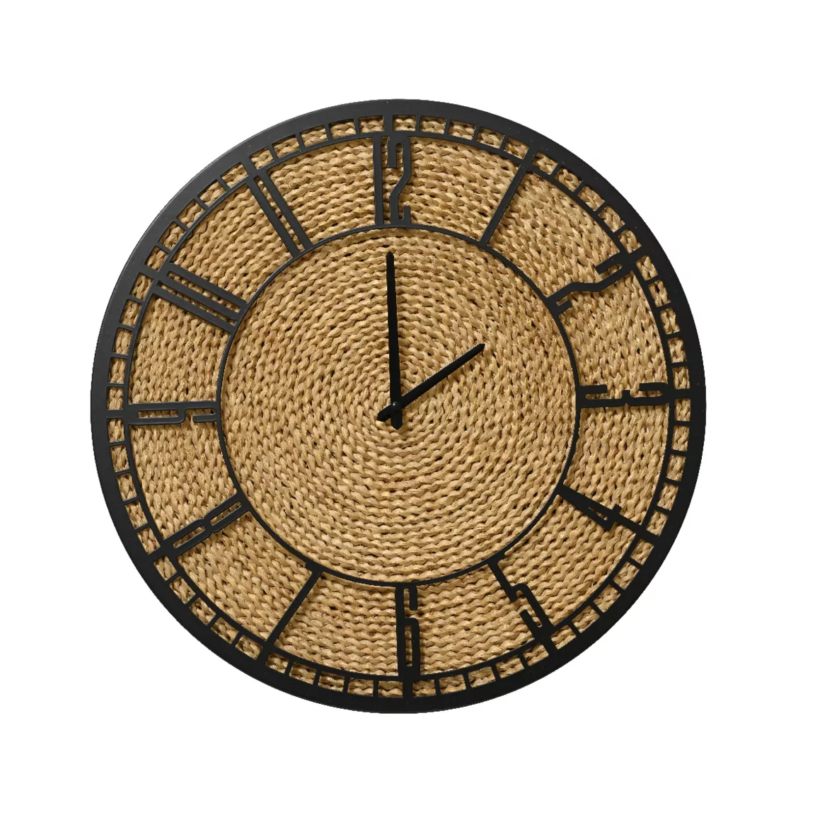 Horloge murale (D50 cm) Polo Noir