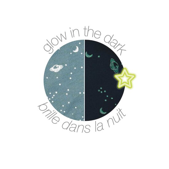 Lapidou grand doudou lapin - Glow in the dark    Vert de Gris        de               Nattou