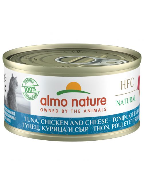 Almo Nature Hfc Cat Natural Blik 70 g - Kattenvoer